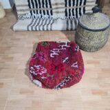 Pouf berbère bohemian fait main 60 X 60 X 25 CM