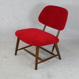 Chauffeuse by Alf Svensson, Model TeVe, published by Ljungs Industrier, Sweden, 1953. Retyped red.