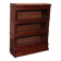 Globe Wernicke Library in mahogany, consisting of 3 pieces.
