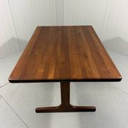 Table à manger en teck massif Danemark années 1970