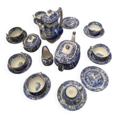 Service a cafe et the en porcelaine anglaise de copeland spode motif italie