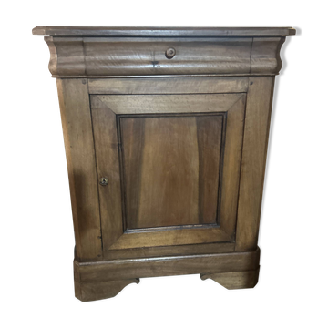 Walnut confiturer in the Louis Philippe style.