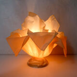 Vintage pink draped lamp jannalights