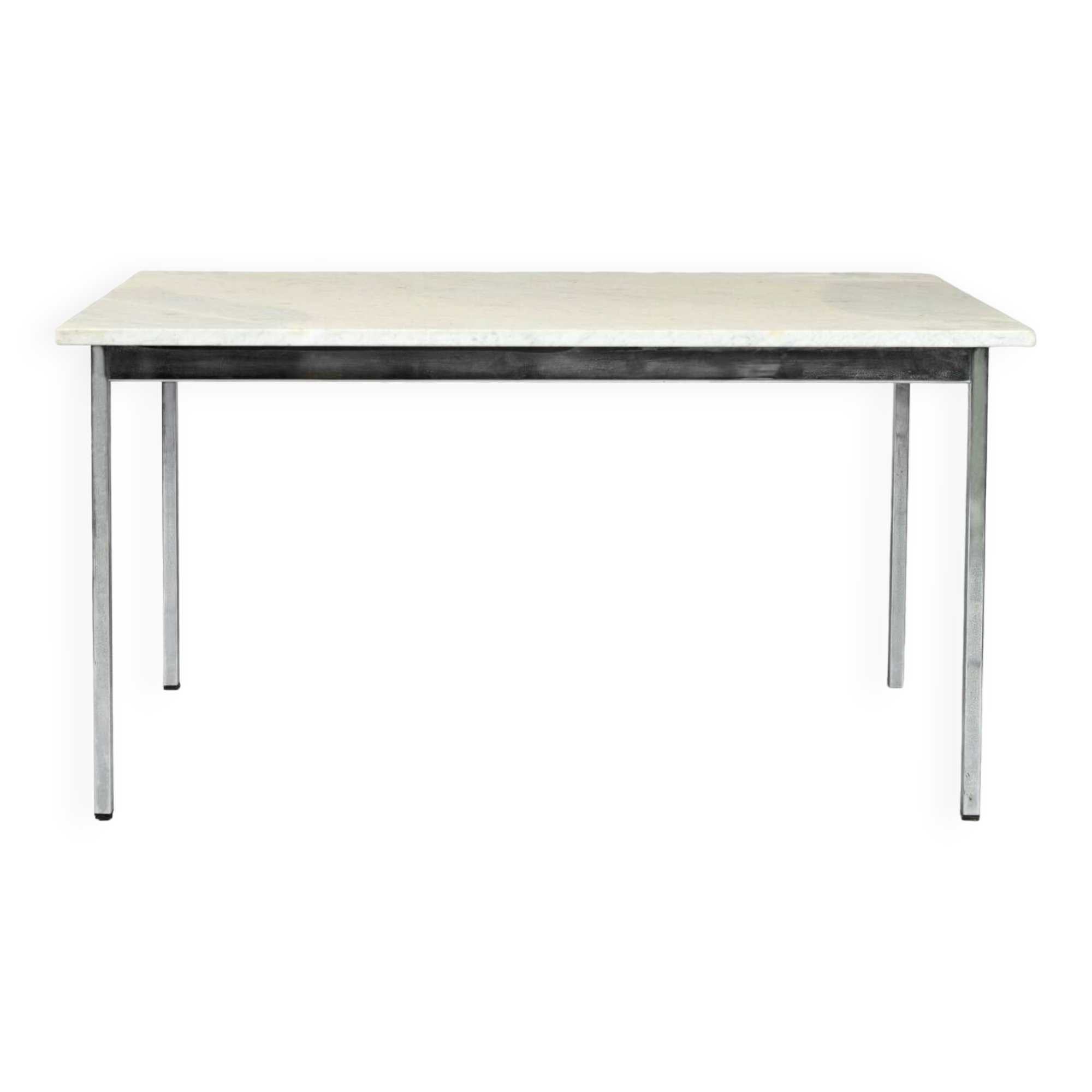 Large Carrara marble table / desk by Florence Knoll “Model 1500” created in 1956
