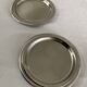 Pair of stainless steel bottle coasters létang and rémy