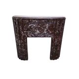 French Art Deco Faux Marble Mantelpiece, from the 1920/30s