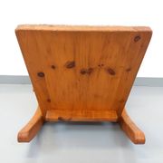 Brutalist rocking chair "sled" vintage