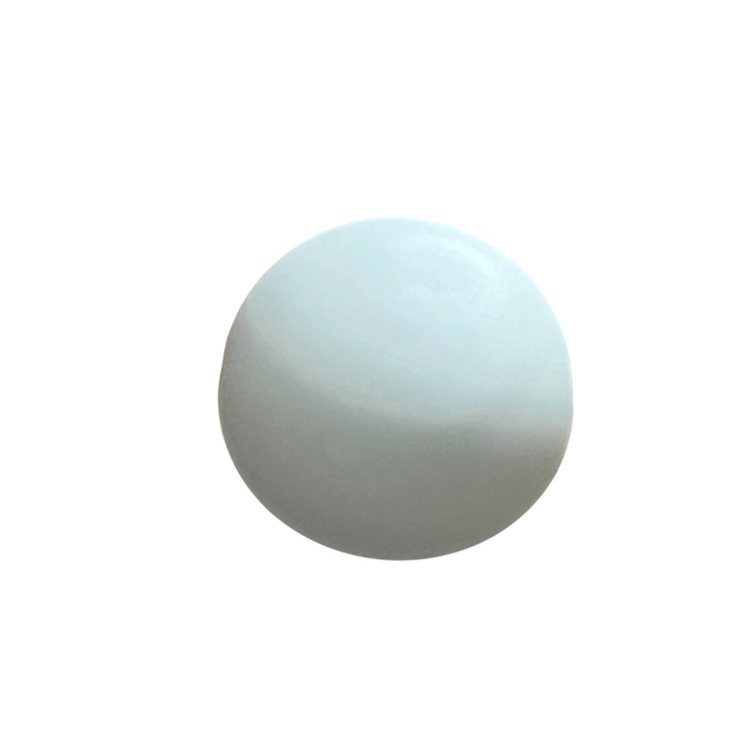 Small antique ceiling light or wall sconce with a frosted white glass half-moon.