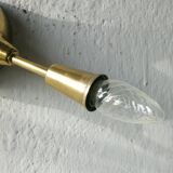 Lampe Spoutnik en laiton italien
