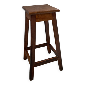 High stool oak workshop