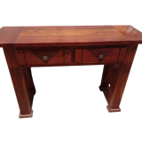 Antique oak console