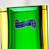 Murano Sommerso Glass Vase, Vintage 1970s