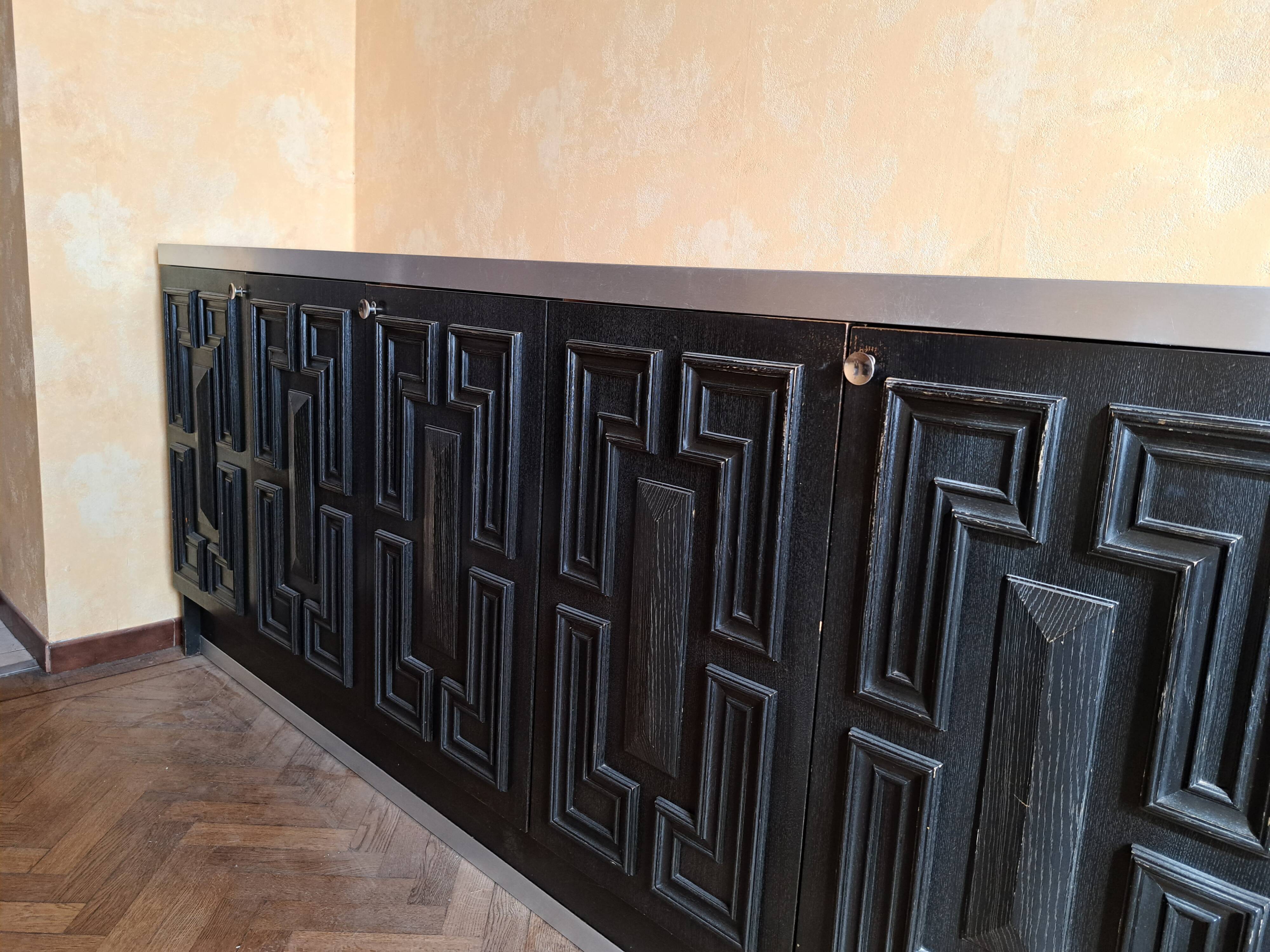 Brutalist suite of rooms from the 1970s