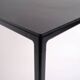 HAY T12 dining table – black linoleum – black aluminium frame