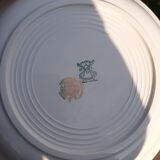 Plat creux vert mint Moulin des Loups