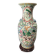 Vase chinois en porcelaine de canton époque XXe siècle