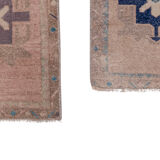 Small Distressed Turkish Rugs, 1970s, Set of 2 46 x 98 - 45 x 87 cm