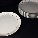 6 assiettes en porcelaine Rosenthal design Tapio Wirkkala