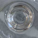Set of 3 glasses with Cognac crystal baccarat