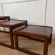 Nest of tables in teak from the 1960s.
