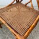 Pair of rattan chairs and vintage cannage from the 70s