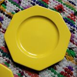 Set of 6 hexagonal plates Moulin des Loups