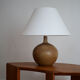 Lampe vintage en grès