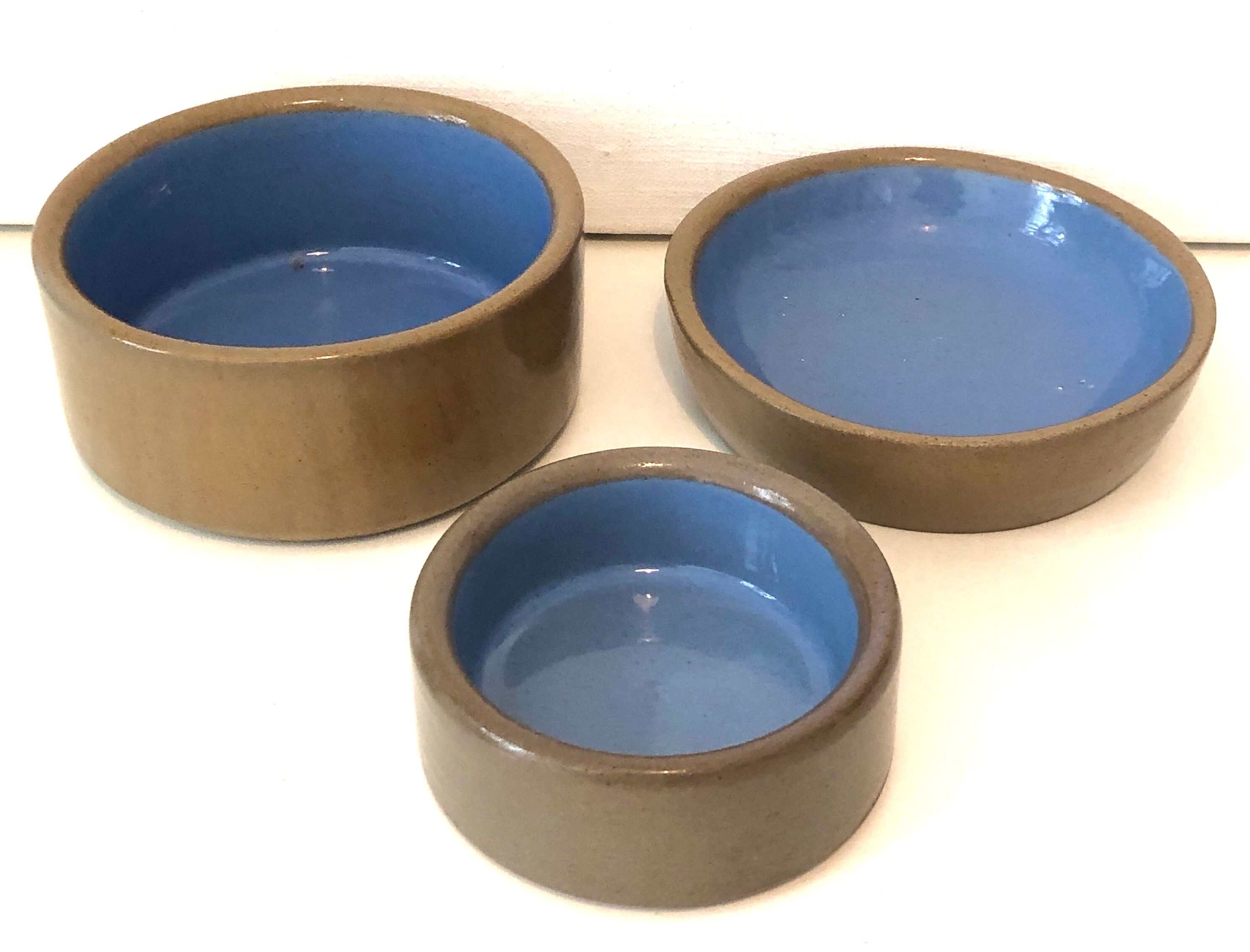 Set of 3 english ceramic ramekins