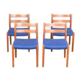 4 chairs model 84 teak Niels Otto Møller