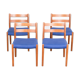 4 chairs model 84 teak Niels Otto Møller