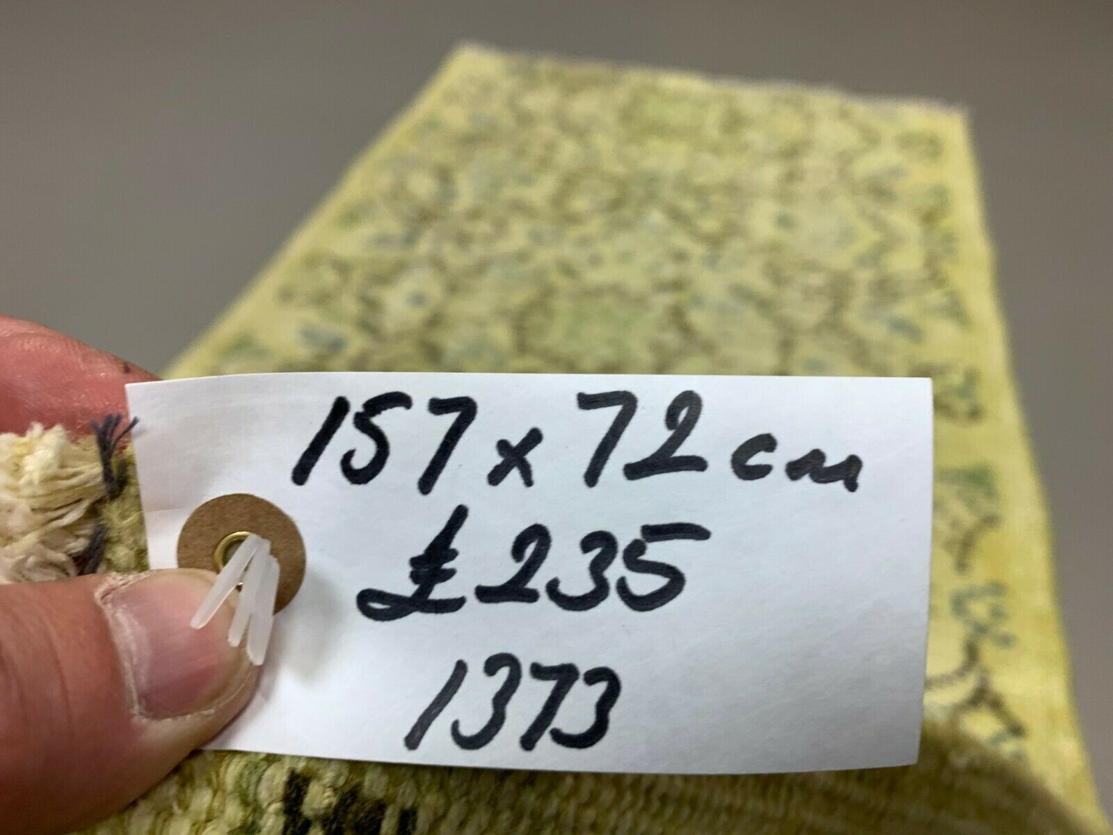 Turkish runner rug 157x72 cm