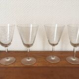 Service verres cristal.