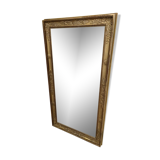 Mirror period gilded restoration in wood and stucco, 119x63 cm