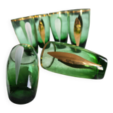 6 crystal liqueur glasses