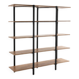 HIBA Library - La Redoute Interiors - Solid oak & black steel