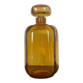 Amber glass apothecary jar
