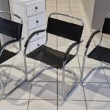 Set of 3 Cantilever armchairs, 1970s