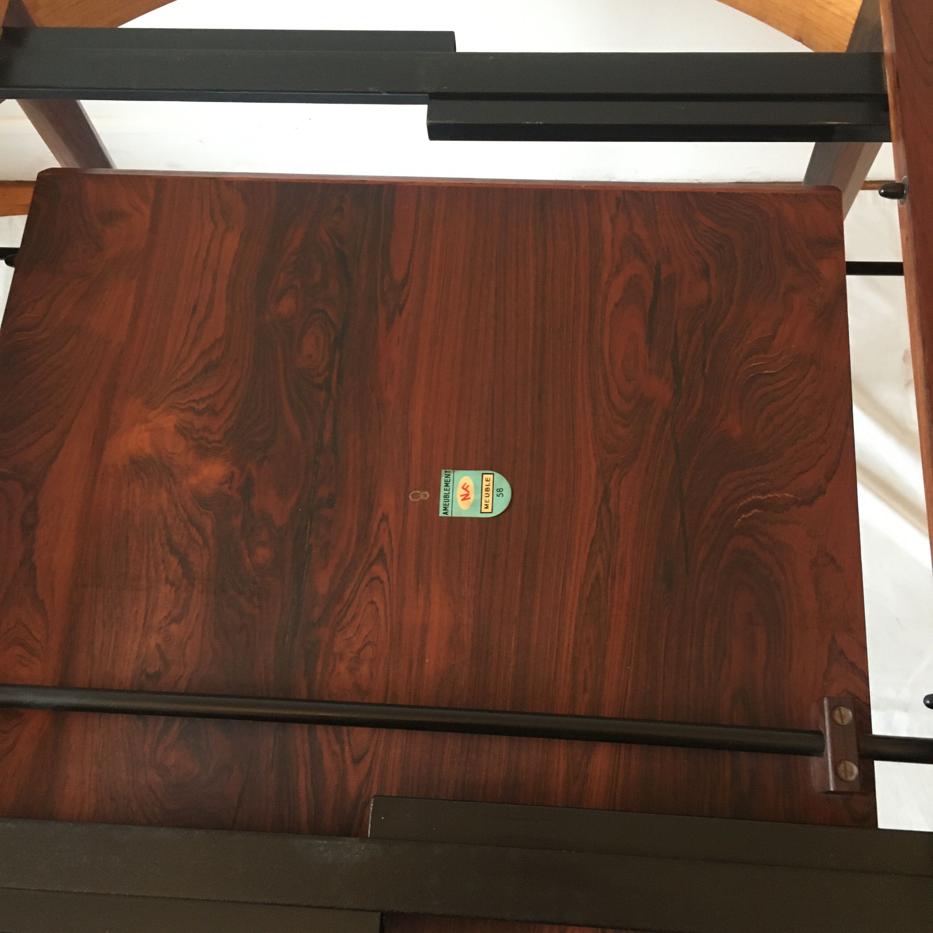 Table extensible en palissandre de Rio