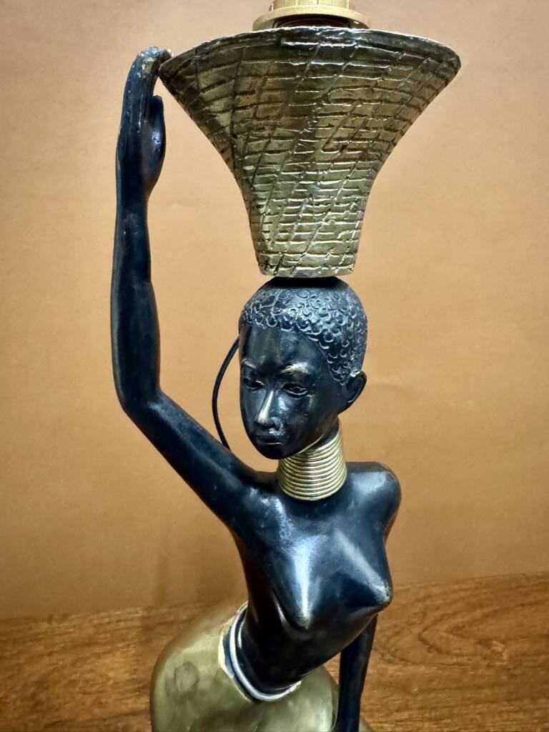 African table lamp 1970