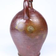 Old enamelled stoneware jug