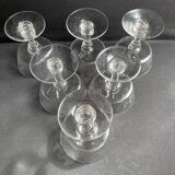 6 Baccarat Champigny champagne glasses