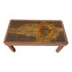 Vintage coffee table, Vallauris ceramics, signed J.d'Asti