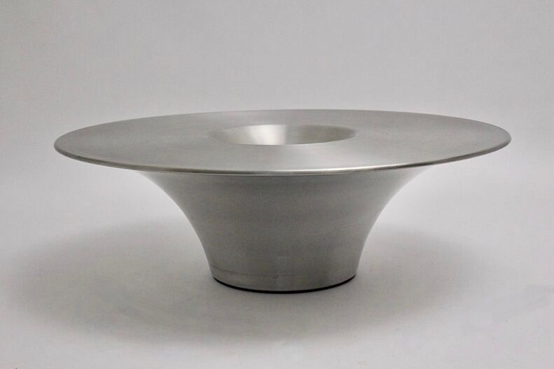 Coffee table "Alien" in stainless steel and aluminum -Yasuhiro Shito for Cattelan