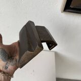 Brutalism bronze door handle