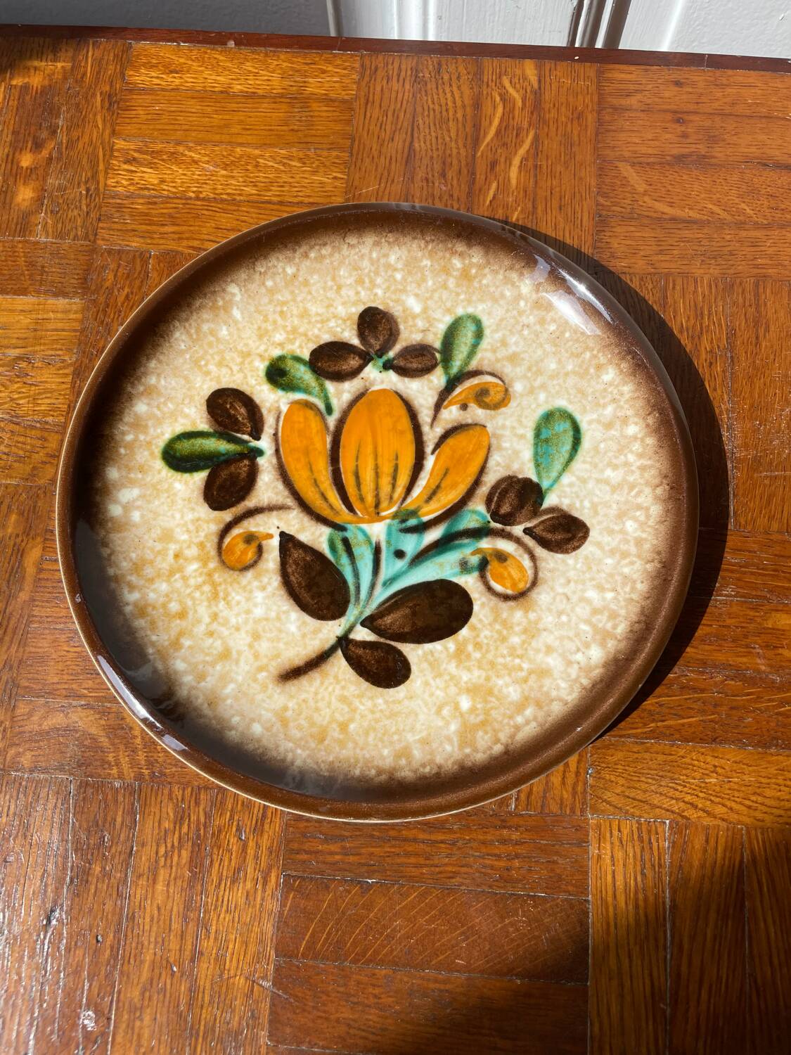 Set of 12 plates from the Boch La Louvière Corfu vintage collection