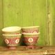 Théière chinoise mu shou rose et ses tasses