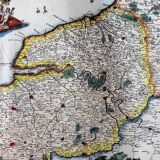 Old map of the Duchy of Normandy Petro Persoy
