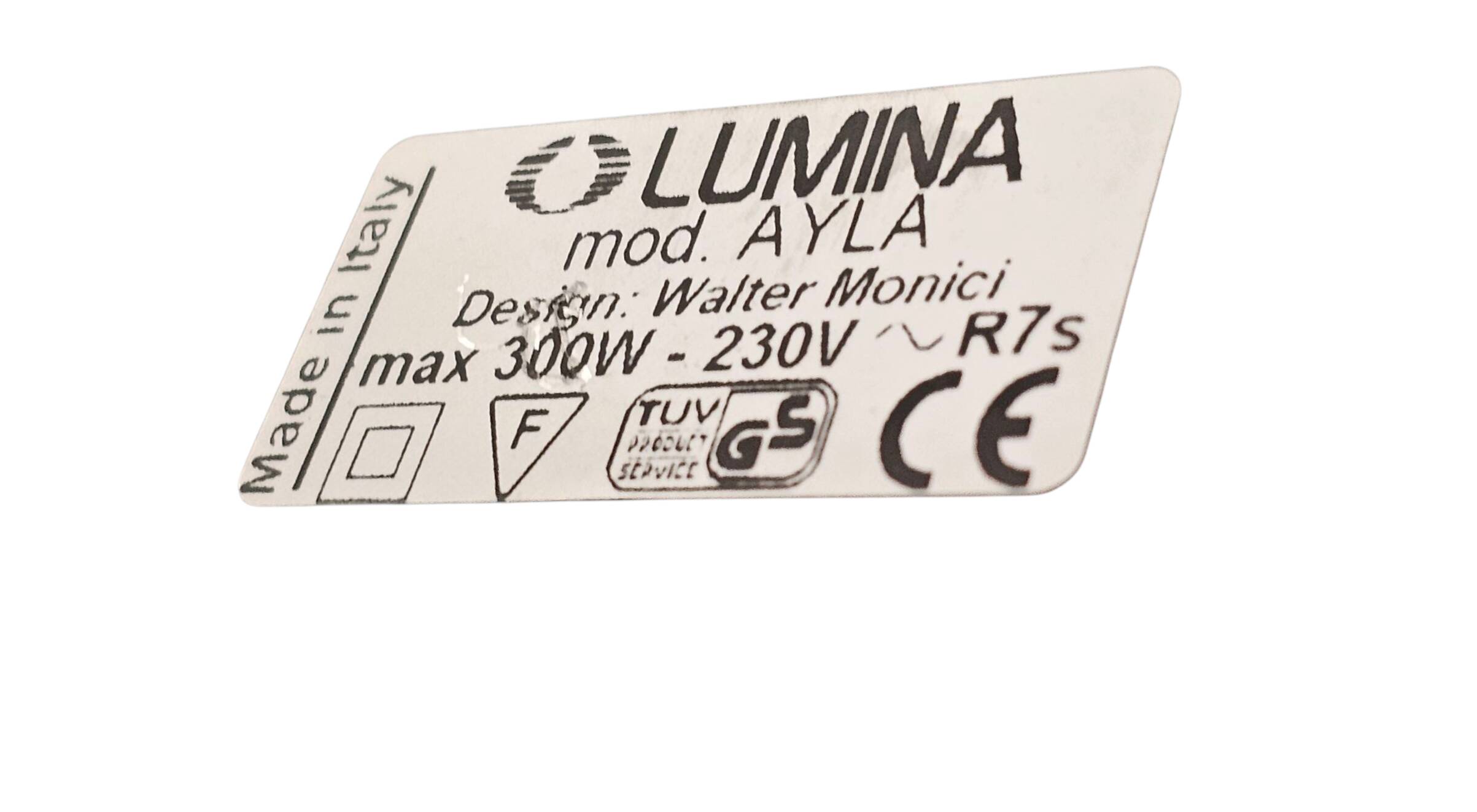 Lumina - 'Ayla' - design  Tommaso Cimini - floorlamp - 1989