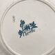 Antique ironstone plate "Tremières" Salins