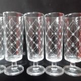 70's champagne flutes